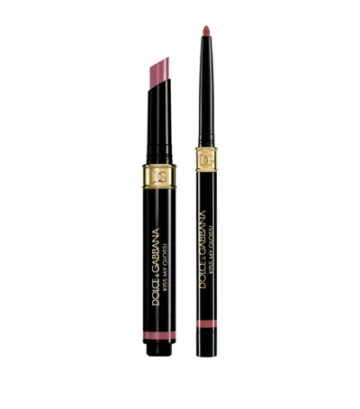 DOLCE & GABBANA KISS MY GLOSS! 4D GLOSS STICK & LIP LINER DUO
