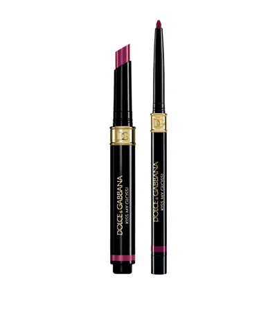 DOLCE & GABBANA KISS MY GLOSS! 4D GLOSS STICK & LIP LINER DUO