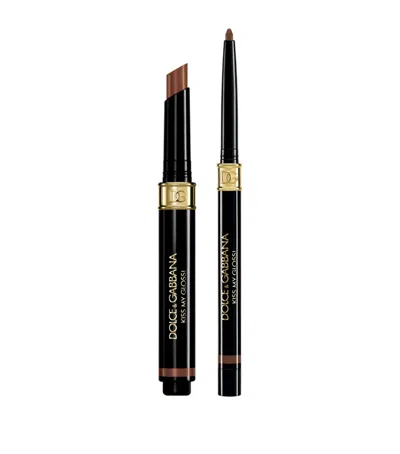 DOLCE & GABBANA KISS MY GLOSS! 4D GLOSS STICK & LIP LINER DUO