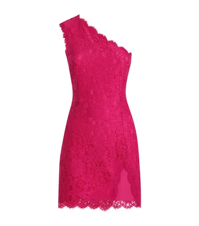 DOLCE & GABBANA DOLCE&GABBANA LACE ONE-SHOULDER MINI DRESS