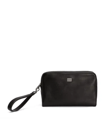 DOLCE & GABBANA LEATHER ROMA POUCH