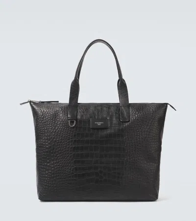 DOLCE & GABBANA LEATHER SHOPPER