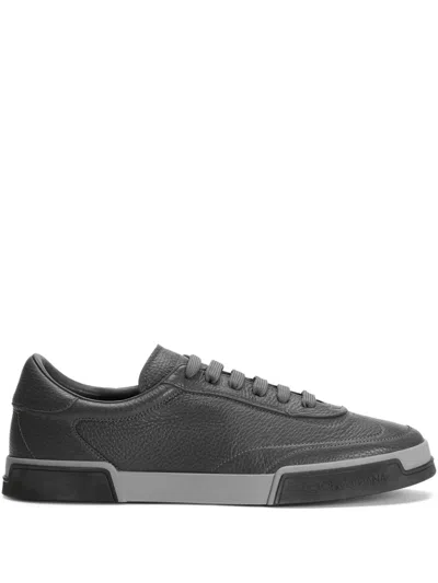 DOLCE & GABBANA LEATHER SNEAKERS