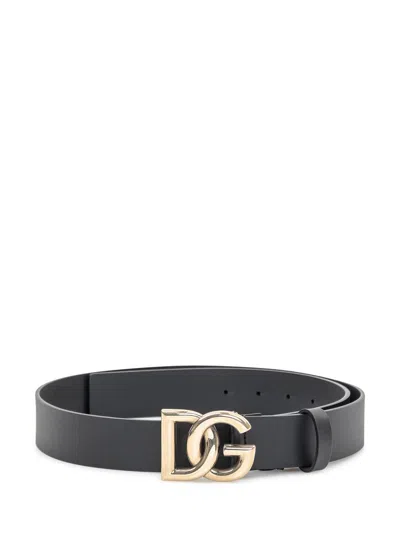 DOLCE & GABBANA DOLCE & GABBANA LOGED BELT