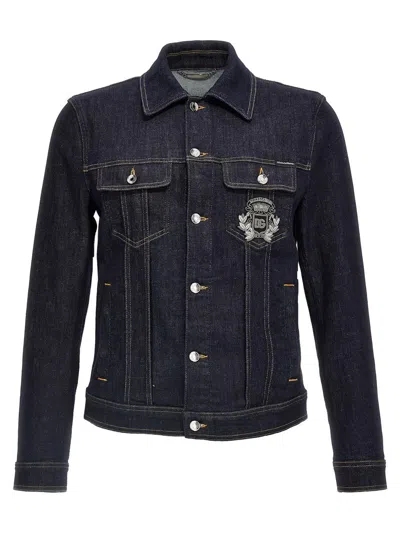 DOLCE & GABBANA DOLCE & GABBANA LOGO DENIM JACKET