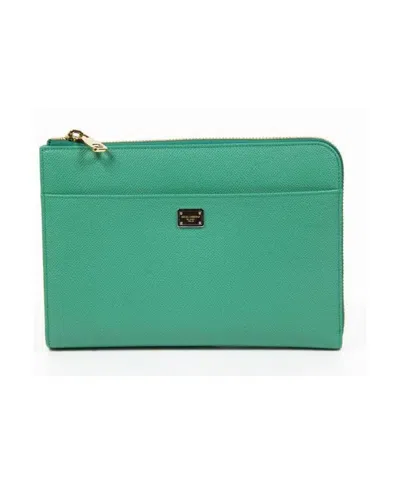 DOLCE & GABBANA LOGO DETAILS CLUTCH