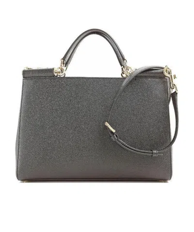 DOLCE & GABBANA LOGO DETAIL HANDBAG