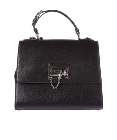 DOLCE & GABBANA LOGO DETAIL HANDBAG