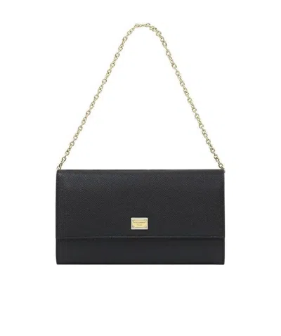 DOLCE & GABBANA LOGO DETAIL HANDBAG