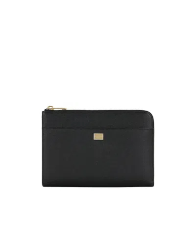 DOLCE & GABBANA LOGO DETAILS HANDBAG