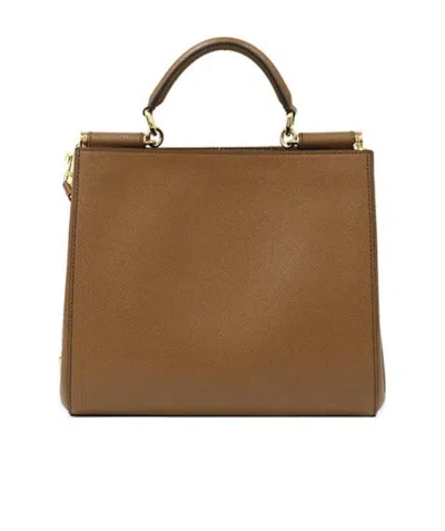 DOLCE & GABBANA LOGO DETAILS HANDBAG