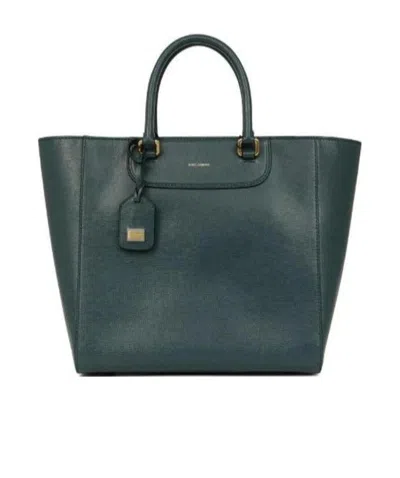 DOLCE & GABBANA LOGO DETAIL HANDBAG