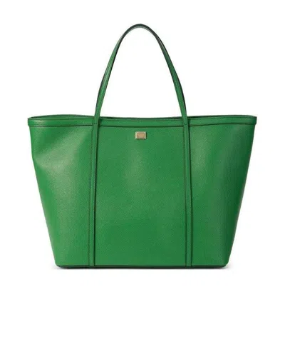 DOLCE & GABBANA LOGO DETAIL HANDBAG