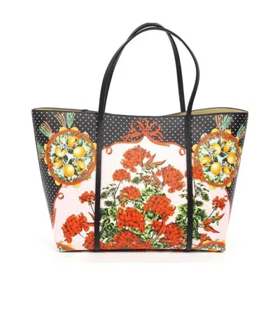 DOLCE & GABBANA LOGO DETAILS HANDBAG