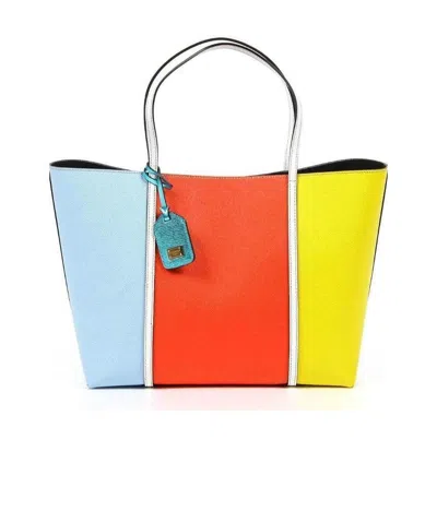 DOLCE & GABBANA LOGO DETAIL HANDBAG