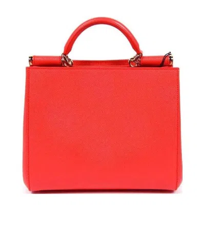 DOLCE & GABBANA LOGO DETAILS HANDBAG