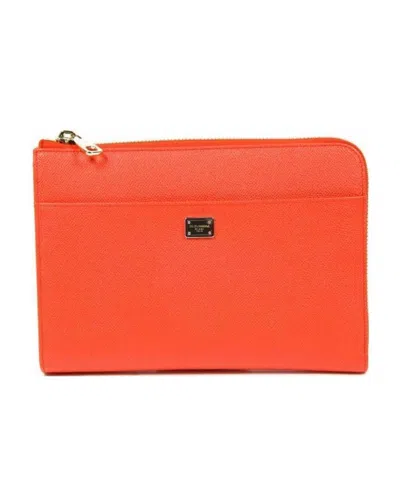 DOLCE & GABBANA LOGO DETAILS CLUTCH