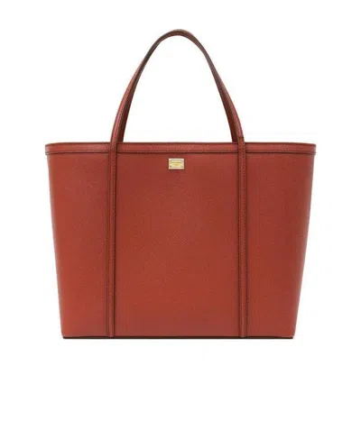 DOLCE & GABBANA LOGO DETAILS HANDBAG