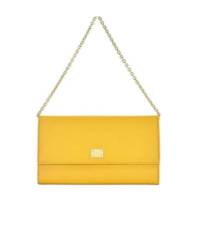 DOLCE & GABBANA LOGO DETAILS HANDBAG