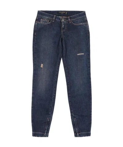 DOLCE & GABBANA LOGO DETAILS JEANS