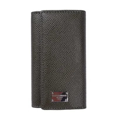 DOLCE & GABBANA LOGO DETAILS KEY BAG