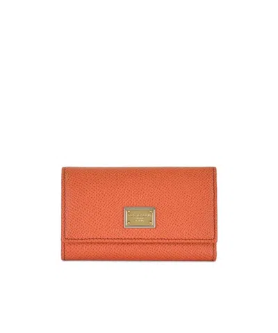 DOLCE & GABBANA LOGO DETAILS KEY BAG