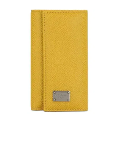 DOLCE & GABBANA LOGO DETAILS KEY BAG