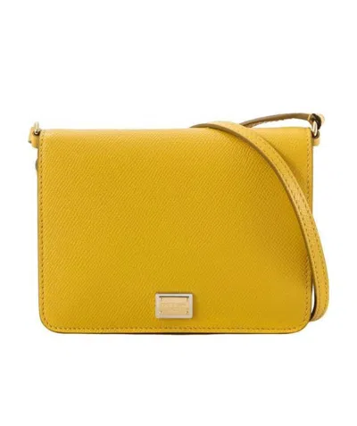 DOLCE & GABBANA LOGO DETAILS CROSS-BODY BAG