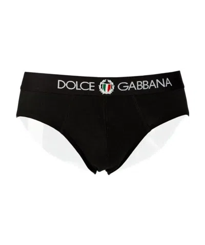 DOLCE & GABBANA LOGO DETAIL PANTIES