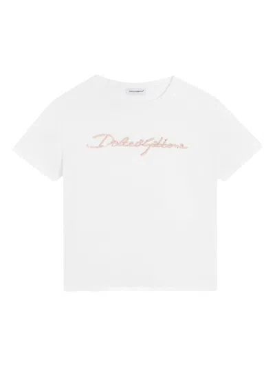DOLCE & GABBANA LOGO-EMBELLISHED T-SHIRT