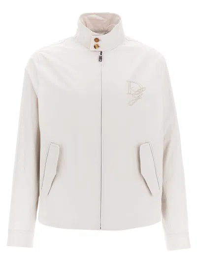 DOLCE & GABBANA LOGO EMBROIDERY JACKET