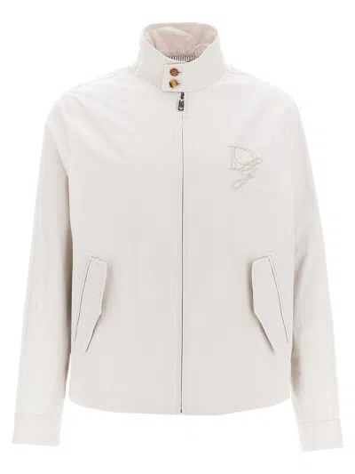 DOLCE & GABBANA DOLCE & GABBANA LOGO EMBROIDERY JACKET