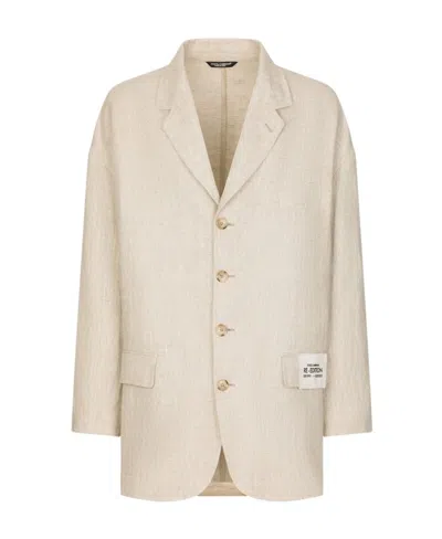 DOLCE & GABBANA DOLCE  GABBANA OVERSIZE SINGLE-BREASTED JACKET