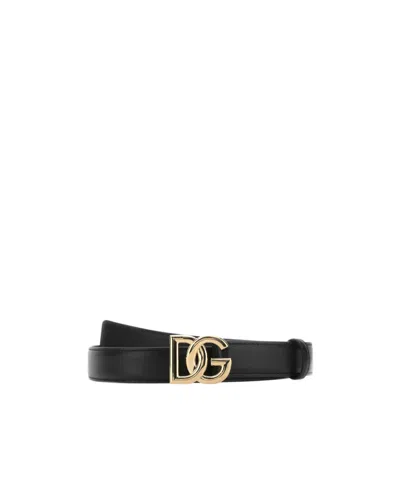 DOLCE & GABBANA DOLCE  GABBANA DG LOGO BUCKLE BELT