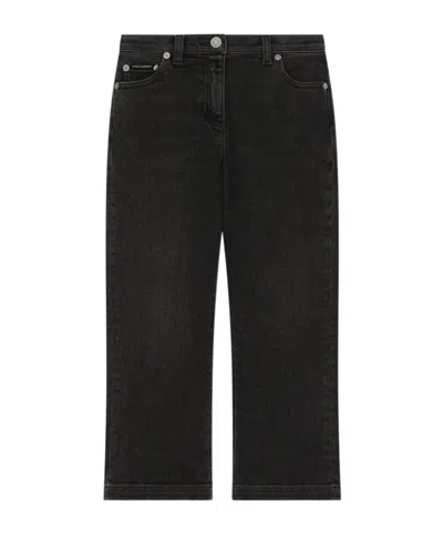 DOLCE & GABBANA DOLCE  GABBANA KIDS BRANDED TAG 5-POCKET DENIM JEANS