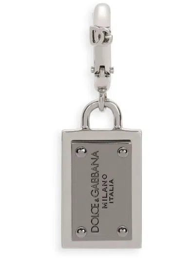 DOLCE & GABBANA LOGO-PLAQUE KEYRING
