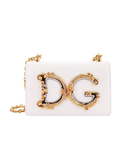 DOLCE & GABBANA DOLCE  GABBANA LOGO PLAQUE SHOULDER BAG