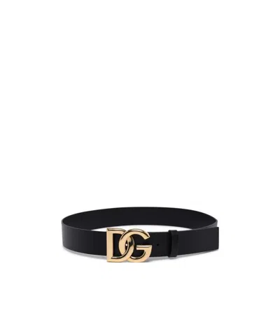 DOLCE & GABBANA DOLCE  GABBANA DG LOGO BUCKLE BELT
