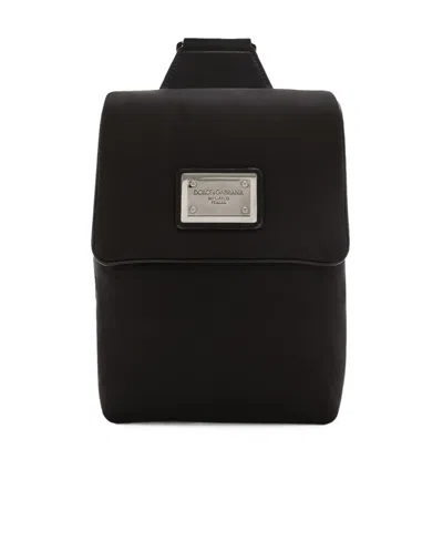 DOLCE & GABBANA DOLCE  GABBANA LOGO TAG MINI BACKPACK