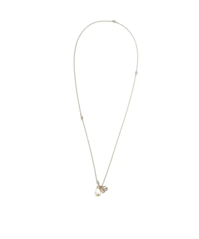 DOLCE & GABBANA DOLCE  GABBANA DG LOGO TEARDROP NECKLACE