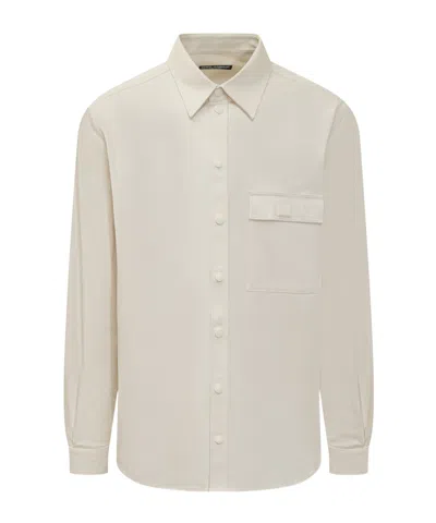 DOLCE & GABBANA DOLCE  GABBANA LOGO PLAQUE SHIRT