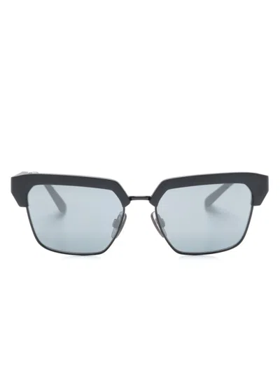 DOLCE & GABBANA LOGO-PLAQUE SUNGLASSES
