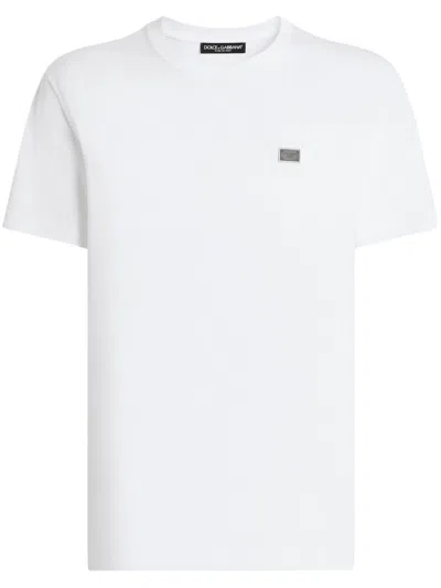 DOLCE & GABBANA LOGO PLAQUE T-SHIRT