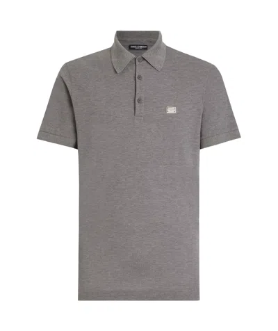 DOLCE & GABBANA DOLCE  GABBANA LOGO TAG POLO SHIRT