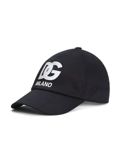 DOLCE & GABBANA LOGO-PRINT CAP