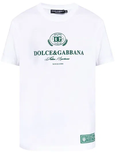 DOLCE & GABBANA LOGO-PRINT COTTON T-SHIRT