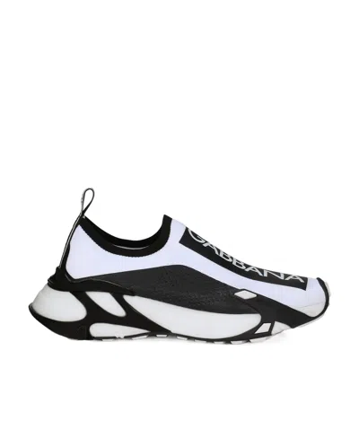 DOLCE & GABBANA DOLCE  GABBANA SORRENTO LOGO-PRINTED SNEAKERS