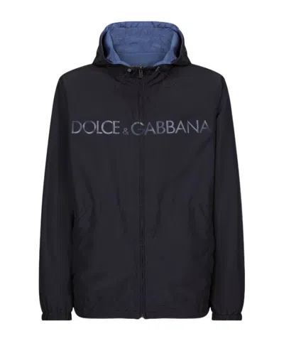 DOLCE & GABBANA DOLCE  GABBANA LOGO PRINTED REVERSIBLE JACKET