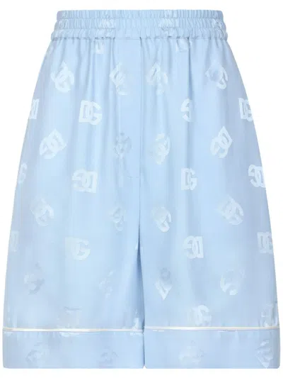 DOLCE & GABBANA DNA LOGO-PRINT SHORTS