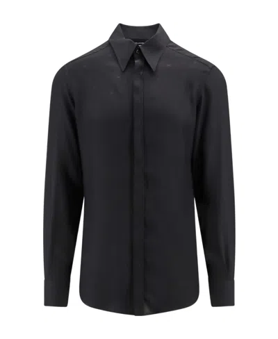 DOLCE & GABBANA DOLCE  GABBANA ALLOVER MONOGRAM LONG-SLEEVED SHIRT